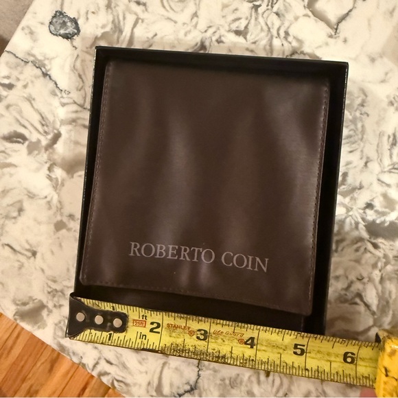 Roberto Coin Black Jewelry Box & Bag - Picture 3 of 4